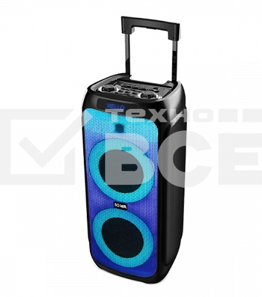 Портативная акустика BQ PBS3007 черный 100 Вт Bluetooth