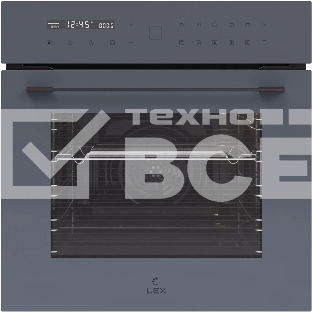 Электрический духовой шкаф LEX EDS 101 GR, встраиваемый, серый