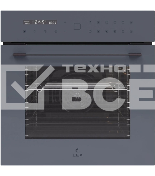Электрический духовой шкаф LEX EDS 101 GR, встраиваемый, серый