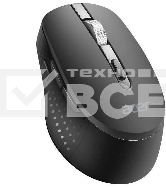 Мышь беспроводная Acer OMR310 черный, 1600 dpi, радиоканал, Bluetooth, USB, кнопки - 7