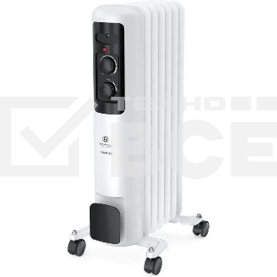 Обогреватель масляный Royal Clima Guarda ROR-GU7-1500M, с терморегулятором, 1500Вт, 6 секций, 3 режима, белый/серый