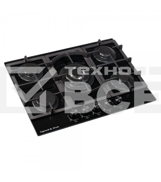 Газовая варочная панель Zigmund & Shtain M 26.7 B независимая, черный