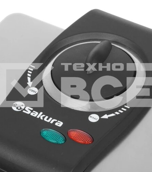 Вафельница SA-7405TR 1000Вт нерж 