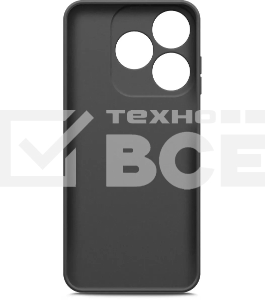 Чехол (клип-кейс) BoraSCO для Tecno Spark 10/10C 71640 черный