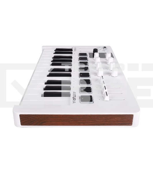 Клавиатура MIDI [231501] Arturia [MiniLAB 3] 25 клавиш, 8 энкодеров, 8 RGB пэдов, 8 фейдеров, дисплей, сенсорные регуляторы Pitch/Modulation, MIDI-выход, 1/4