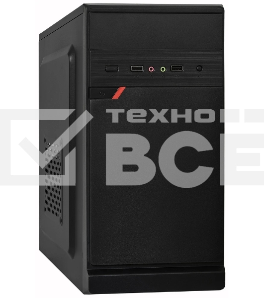 Компьютерный корпус Minitower ExeGate BAA-107U-UNS350 (mATX, БП UNS350 с вент. 12см, 1хUSB+2хUSB 3.0, аудио, черный)