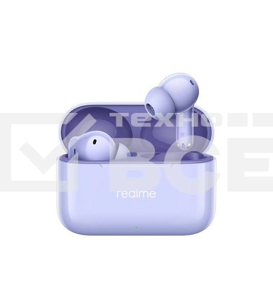 Гарнитура внутриканальные Realme Buds T200 фиолетовый беспроводные bluetooth в ушной раковине (6941764462083)