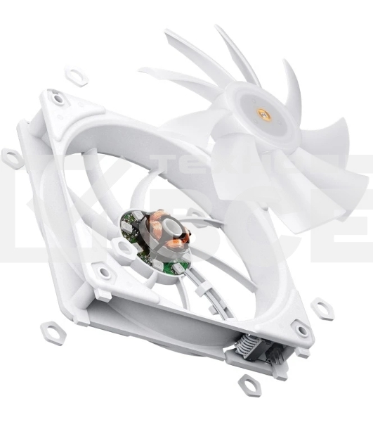 Вентилятор для корпуса JONSBO ZF-120W (120x120x25мм, 4-pin PWM, ARGb, 61.0CFM, 28.9dBA, 1500RPM, белый, 3pcs)