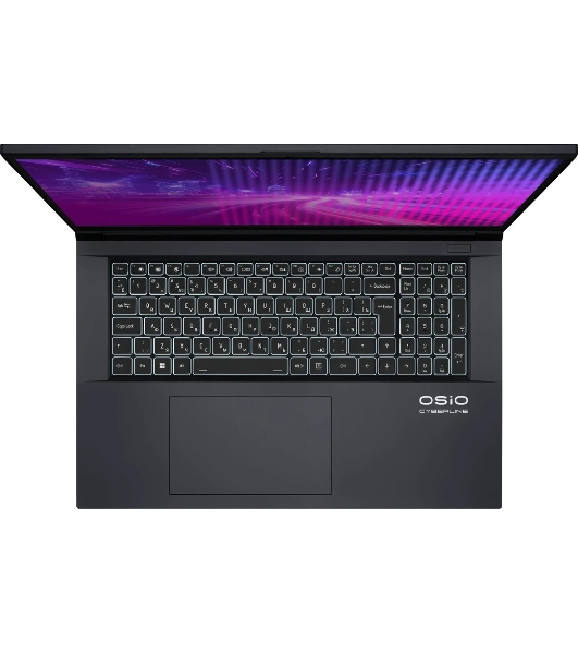 Ноутбук Osio CyberLine C170i-002 Core i5 12600H 16Gb SSD 512Gb NVIDIA GeForce RTX 4050 17.3' FHD (1920x1080) без ОС WiFi BT Cam