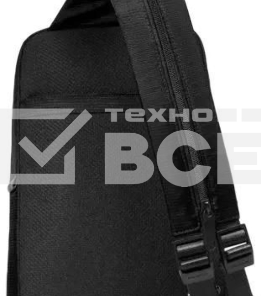 Рюкзак слинг мужской Piquadro Marcel CA6448W138/N черный нейлон/натур.кожа