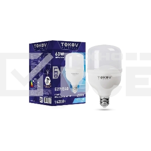 Лампа светодиодная TOKOV ELECTRIC 60Вт HP 6500К Е40/Е27 176-264В