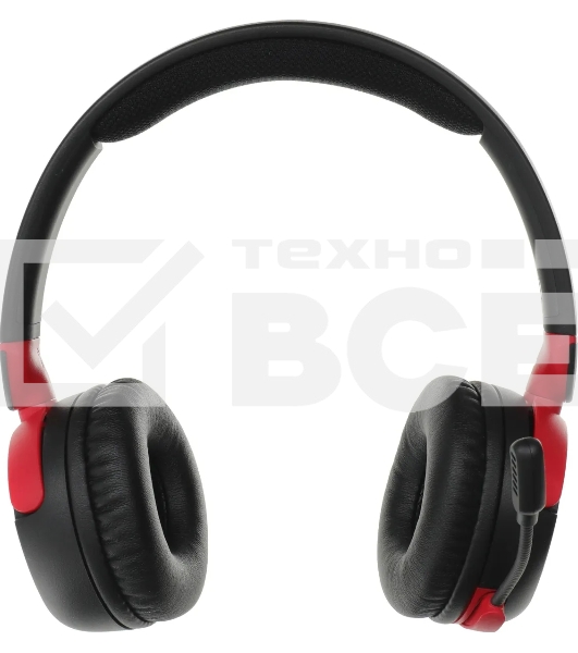 Наушники с микрофоном HyperX Cloud Mini черный/красный накладные BT оголовье (7G8F1AA)