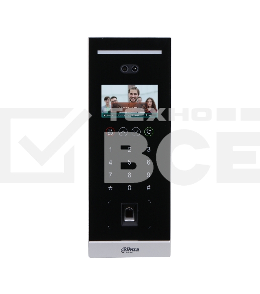 Видеопанель Dahua DHI-VTO6541H-S2 цветной сигнал цвет панели: черный