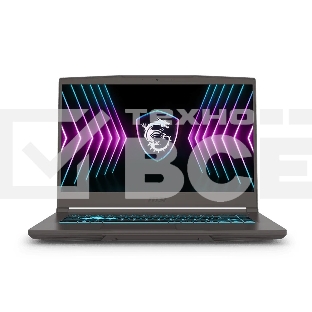 Ноутбук MSI Thin 15 B2RVE-3451XRU 15.6' IPS/FHD Intel Core 7 240H/16Gb/SSD512Gb/NVIDIA RTX4050 6Gb/Windows 11 Pro/серый/1.86kg