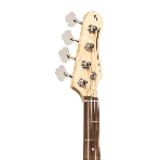 Бас-гитара STAGG SBP-30 BLK 4-х струнная форма Jazz Bass, корпус павловния, гриф клен, накладка грифа палисандр, 20 ладов, мензура 867 мм, колки никелированные, бридж PB Classic, звукосниматели 1xPB, регуляторы 1x громкости, 1x тона, цвет черный, фото3