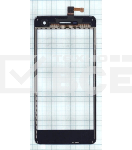 Сенсорное стекло (тачскрин) для OPPO Mirror R819, черное