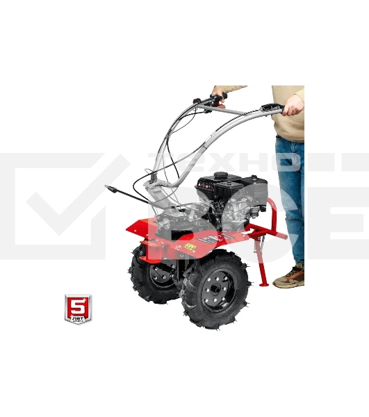 Мотоблок ЗУБР МТШ-500 бензиновый с ВОМ, 212 см3