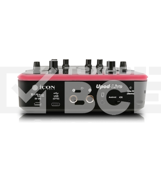Аудиоинтерфейс USB Icon UPod Live 16 DSP эффектов, АЦП/ЦАП: 16 бит/48 кГц, 22-20000 Гц, 90 дБ, S/N: -90 дБ, THD+N: 0,0061%, 2xCombo XLR/TRS, 1/4