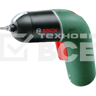 Аккумуляторный шуруповерт Bosch IXO VI, 3.6В, 1,5А*ч, кейс (06039C7120)