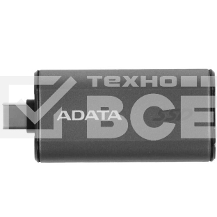 Твердотельный диск A-DATA External SC750 серый SC750-2000G-CCBK 2TB USB 3.2 Gen 2 Type-C, [R/W -1050/1000 MB/s]