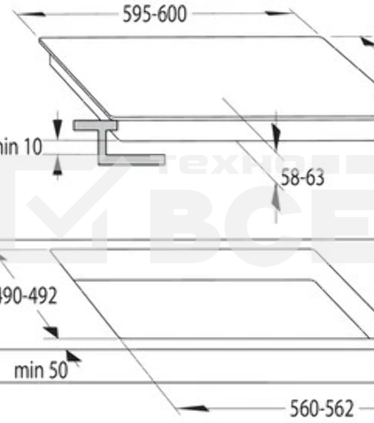 Варочная панель Gorenje GI6421SYW белый