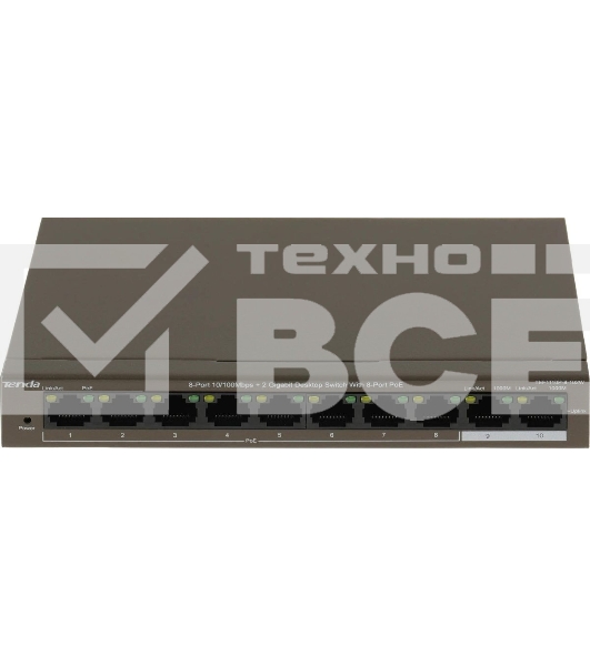 Коммутатор TENDA TEF1110P-8-102W 8PORT 100M 8POE