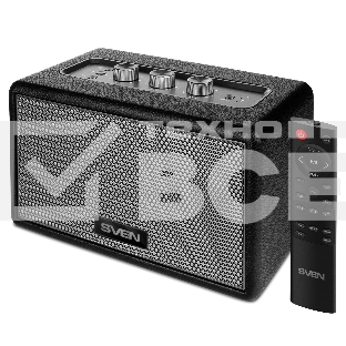 Аудиосистема SVEN HA-950, черный, МДФ, эко-кожа (60 Вт, Bluetooth, USB, Micro SD, пульт)