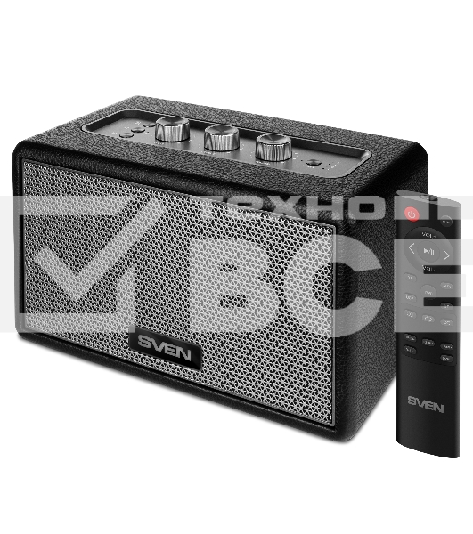 Аудиосистема SVEN HA-950, черный, МДФ, эко-кожа (60 Вт, Bluetooth, USB, Micro SD, пульт)