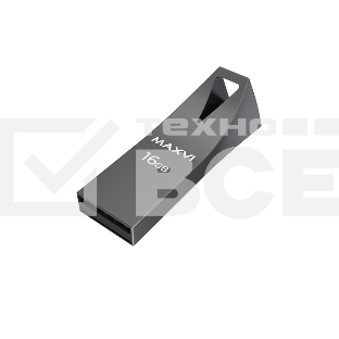Флеш диск Maxvi MK2 16GB USB 2.0 dark grey