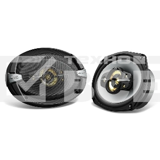 Колонки автомобильные JVC CS-DR695HP 4Ом 15x23см (6x9дюйм) (ком.:2кол.) коаксиальные пятиполосные