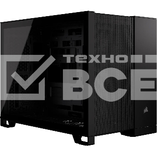 Компьютерный корпус без блока питания Case Corsair 2500D Airflow, Midi-Tower, TG, no fan, 2xUSB-A 3.2, 1xUSB 3.2 Type-C, mATX, mITX черный