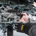 Перчатки универсальные Denzel 68087 искусственный мех, работа с сенсорным экраном, размер 9, фото11