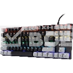 Клавиатура проводная Oklick K600X механическая черный/серый USB Multimedia for gamer LED, фото11