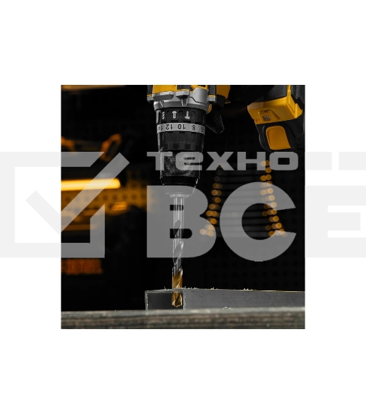 Сверло спиральное по металлу Denzel 11 x 142мм, Р6М5, Golden Tip, многогранная заточка