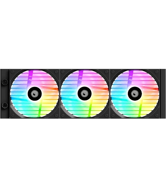 Система жидкостного охлаждения ID-Cooling FX360 TD ARGB Soc-AM5/AM4/1200/1700/1851 черный 4-pin 27.2dB Al+Cu LCD 350W Ret