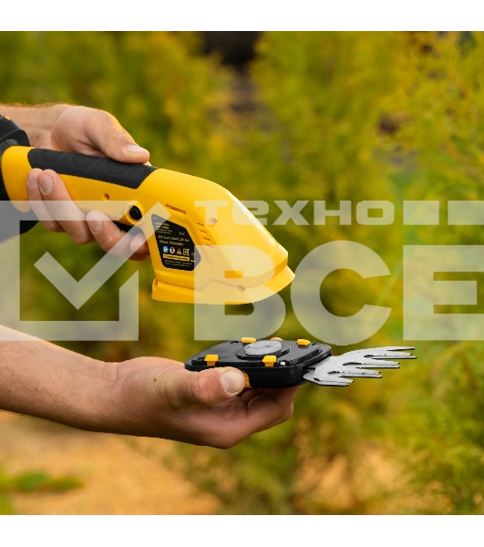 Ножницы-кусторез аккумуляторные Denzel GS-20, Li-Ion, 20 В