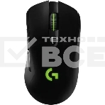 Мышь игровая Logitech G703 Lightspeed черная, сенсор 100-25600dpi (Hero25K), беспроводная 2.4GHz + USB 1,8м, 5 программируемых кнопок + колесо прокрутки, RGB-подсветка, под правую руку, фото34