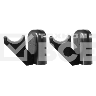 Комплект настенных регулируемых кронштейнов Royal Thermo Design 100, черные