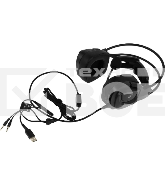 Гарнитура проводная с микрофоном A4Tech Bloody G575P черный 2м мониторные оголовье (G575P)