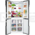 Холодильник Hansa FY418.3DFXC нержавеющая сталь трехкамерный 274/144л морозилка снизу, фото13