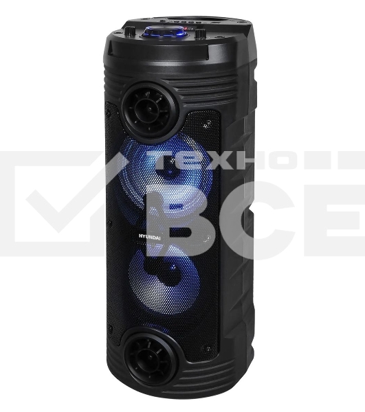 Минисистема Hyundai H-MC170 черный 80Вт/FM/USB/BT/SD/MMC