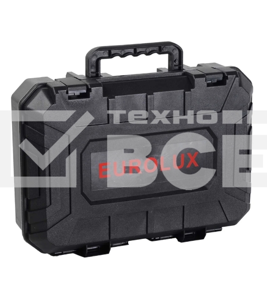 Дрель-шуруповерт Eurolux ДА-21/2Li, 20 В, 3 Ач, 55 Нм, бесщеточный