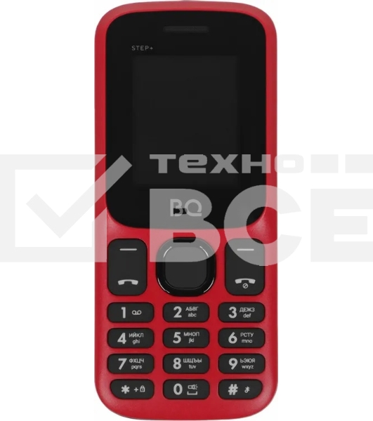 Мобильный телефон BQ 1848 Step+ красный/черный