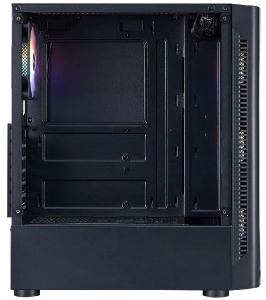 Корпус 1STPLAYER DK D4 FRGB Black, Midi-Tower, чёрный, 4 x 120 мм