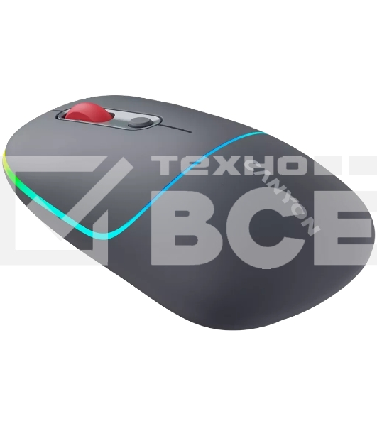 Мышь беспроводная Canyon MW-22 темно-серый, 1600 dpi, радиоканал, Bluetooth, USB, кнопки - 4