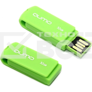 Флеш диск USB 2.0 QUMO 32GB Twist Pistachio QM32GUD-TW-Pistachio