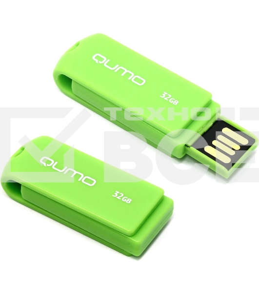 Флеш диск USB 2.0 QUMO 32GB Twist Pistachio QM32GUD-TW-Pistachio