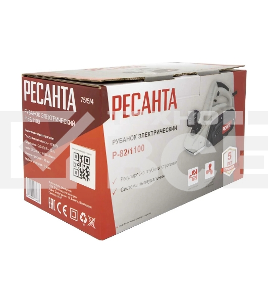 Рубанок электрический Р-82/1100 Ресанта