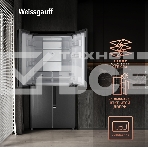 Холодильник Weissgauff WCD 450 INOX GLASS нержавеющая сталь трехкамерный side-by-side 286/141л морозилка снизу, фото24