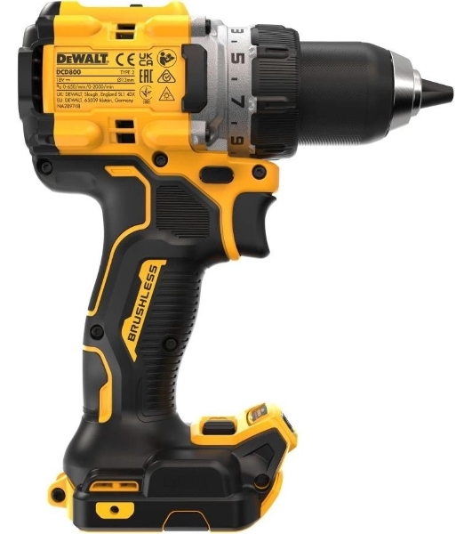 Дрель-шуруповерт DeWalt DCD800E1T-QW Аккумуляторная, Кейс